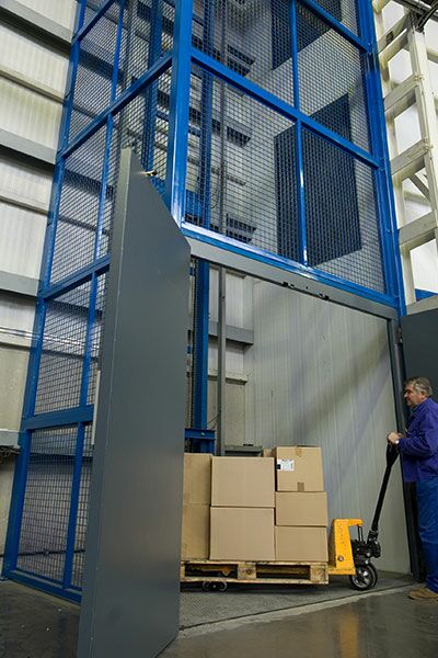 Godstransport optimerad med moderna hisslösningar